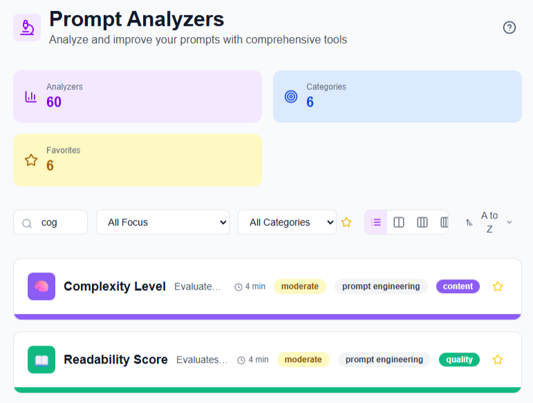 prompt analyzers 2