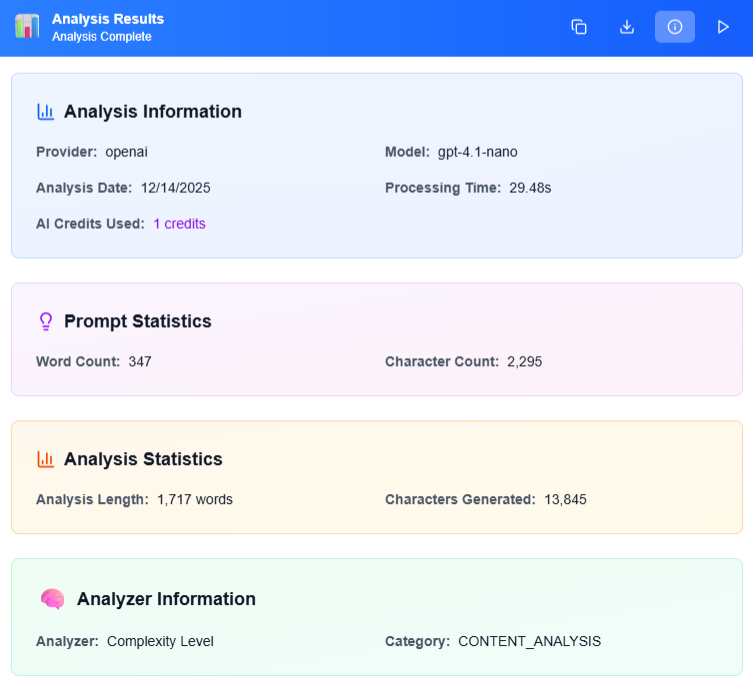 prompt analyzers 5
